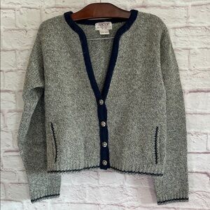 Vintage wool cardigan sweater